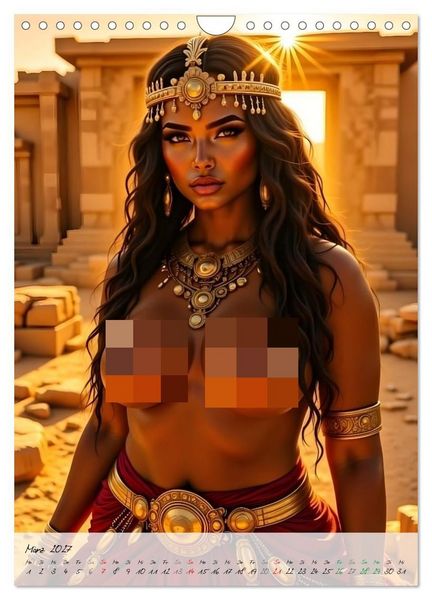 Produktbild: G&ouml;ttinnen der &Auml;gypter (Wandkalender 2027 DIN A4 hoch), CALVENDO Monatskalender