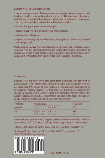 Produktbild: Mathematical Foundations of Computer Science 1997