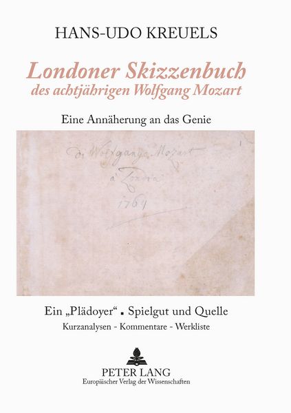 Produktbild: &laquo;Londoner Skizzenbuch&raquo; des achtj&auml;hrigen Wolfgang Mozart
