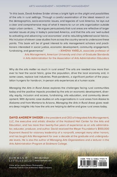 Produktbild: Managing the Arts in Rural Areas