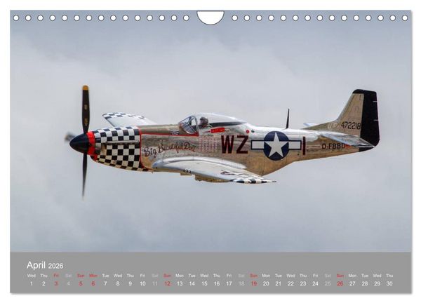 Produktbild: The Flying Legends (Wall Calendar 2026 DIN A4 landscape), CALVENDO 12 Month Wall Calendar