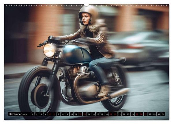 Produktbild: Urban Biker (hochwertiger Premium Wandkalender 2026 DIN A2 quer), Kunstdruck in Hochglanz