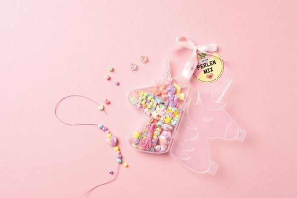 Perlen Mix UNICORN, 170 Teile