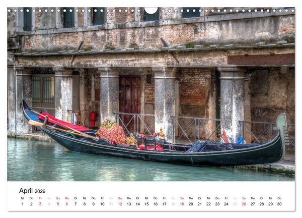 Produktbild: Venedig - La Serenissima 2026 (Wandkalender 2026 DIN A3 quer), CALVENDO Monatskalender