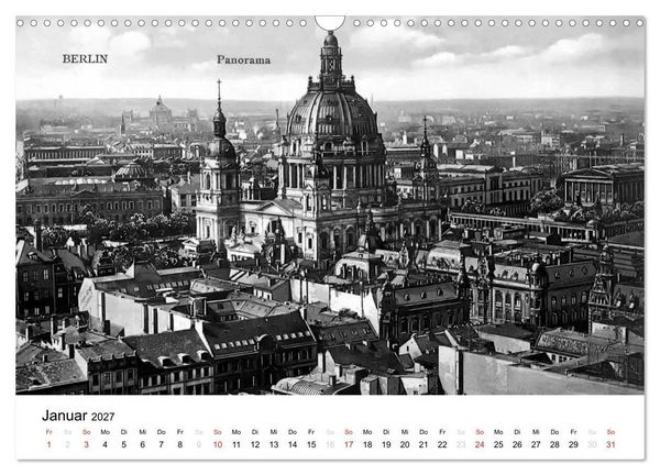 Produktbild: Gr&uuml;&szlig;e aus dem alten Berlin (Wandkalender 2027 DIN A3 quer), CALVENDO Monatskalender