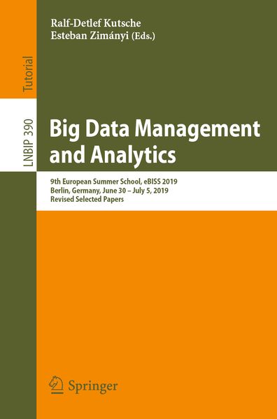 Produktbild: Big Data Management and Analytics
