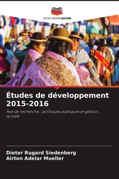 Produktbild: &Eacute;tudes de d&eacute;veloppement 2015-2016