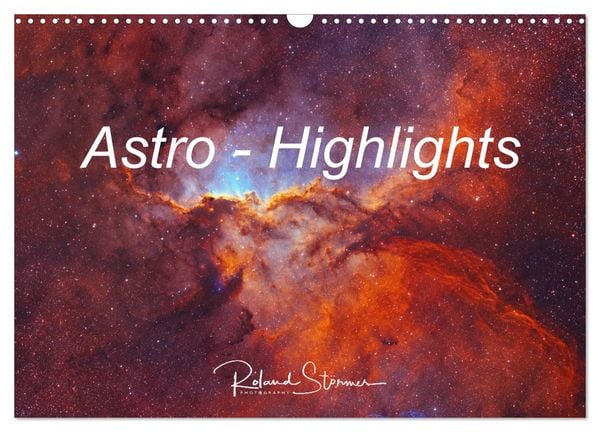 Astro - Highlights (Wandkalender 2026 DIN A3 quer), CALVENDO Monatskalender