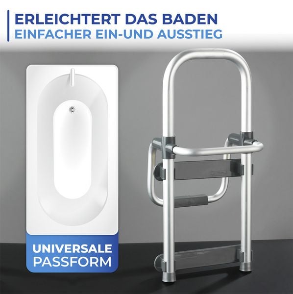 Produktbild: Badewannen-Einstiegshilfe Mod. Secura, verstellbare Einstiegshilfe