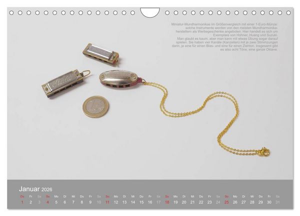 Produktbild: Mundharmonikas im Blickpunkt (Wandkalender 2026 DIN A4 quer), CALVENDO Monatskalender