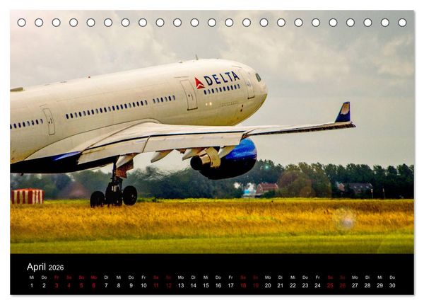 Produktbild: Flieger Tr&auml;ume 2026 (Tischkalender 2026 DIN A5 quer), CALVENDO Monatskalender