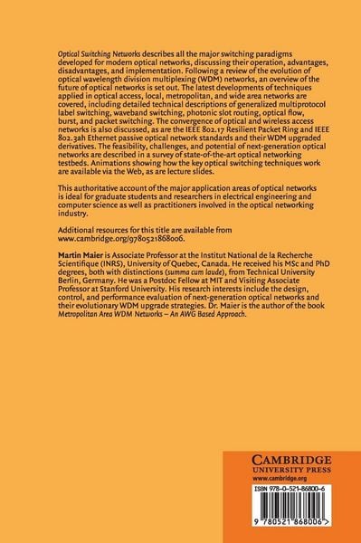 Produktbild: Optical Switching Networks