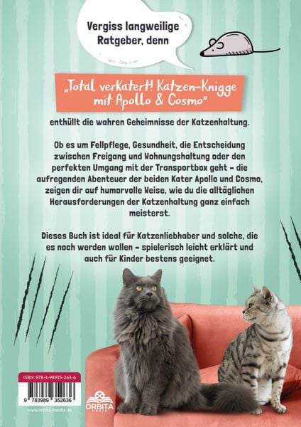Produktbild: Total verkatert! Katzen-Knigge mit Apollo & Cosmo