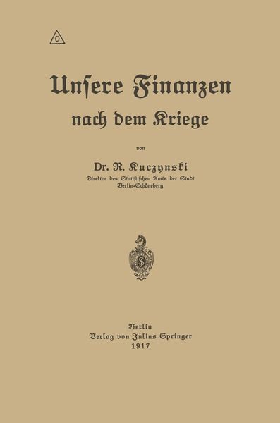 Produktbild: Unsere Finanzen nach dem Kriege