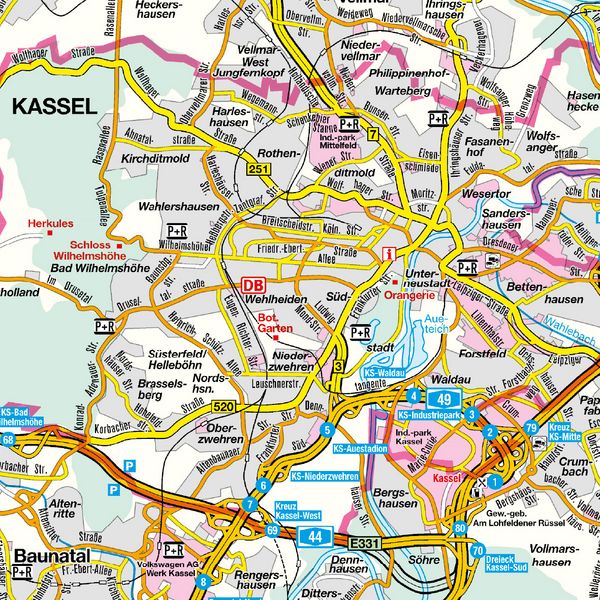 Produktbild: Falk Cityplan Kassel 1:15.000