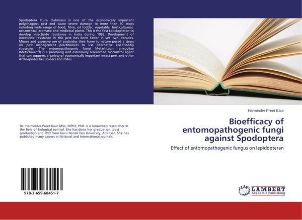 Produktbild: Bioefficacy of entomopathogenic fungi against Spodoptera