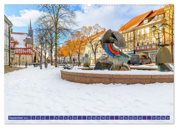 Produktbild: Duderstadt im Winter (Wandkalender 2027 DIN A2 quer), CALVENDO Monatskalender
