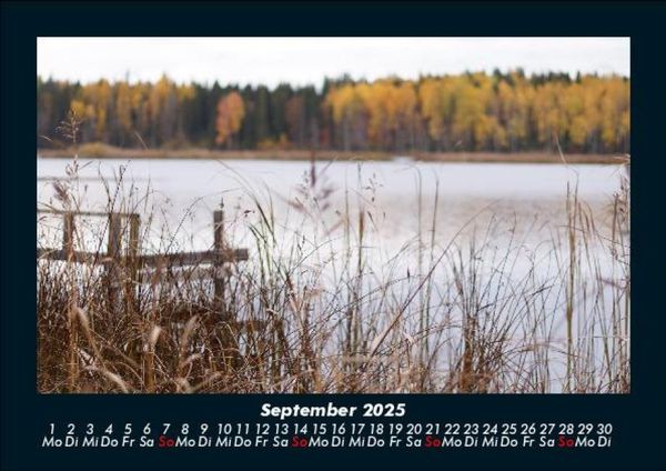 Produktbild: Landschaftskalender 2025 Fotokalender DIN A5