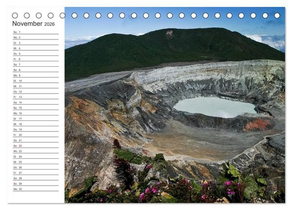 Produktbild: Costa Rica - Natur Pur (Tischkalender 2026 DIN A5 quer), CALVENDO Monatskalender