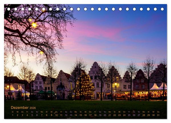 Produktbild: K&uuml;stengl&uuml;ck - Ein fotografischer Streifzug entlang der Nordsee (Tischkalender 2026 DIN A5 quer), CALVENDO Monatskalender