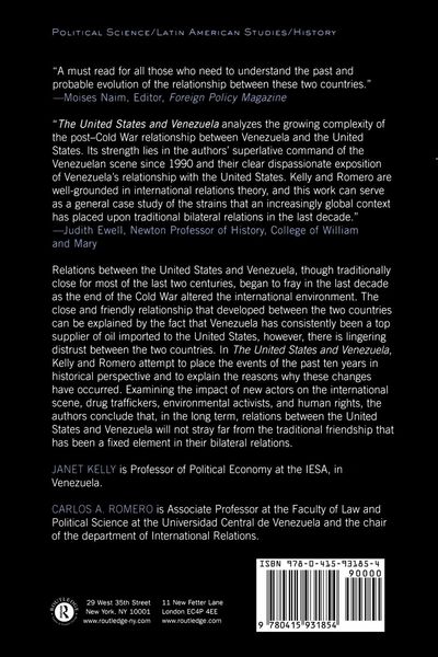 Produktbild: United States and Venezuela