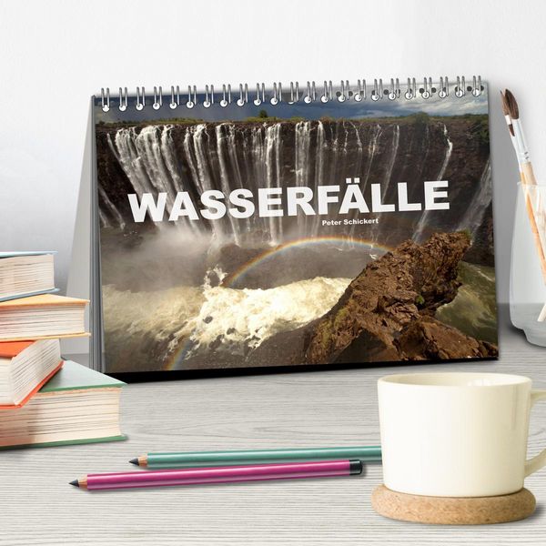 Produktbild: Wasserf&auml;lle (Tischkalender 2026 DIN A5 quer), CALVENDO Monatskalender