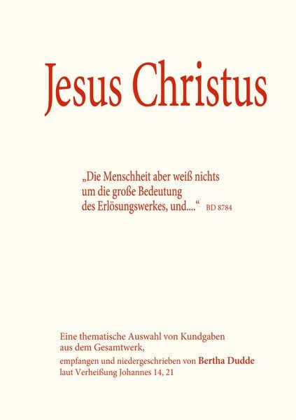 Produktbild: Buch Jesus Christus