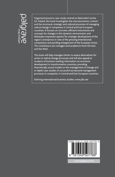 Produktbild: Change Management in Transition Economies