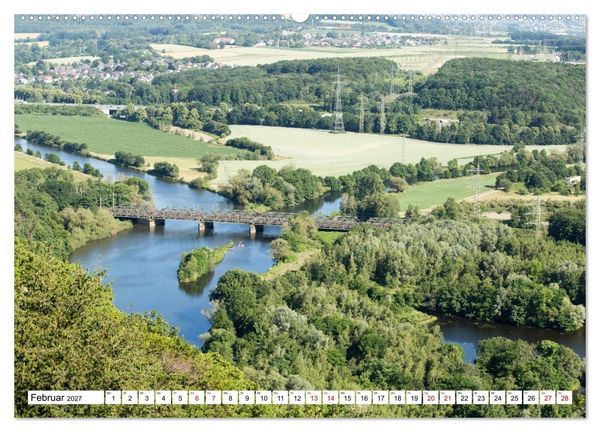 Produktbild: Ruhrtal mit Lennetal - Radland Deutschland (Wandkalender 2027 DIN A2 quer), CALVENDO Monatskalender