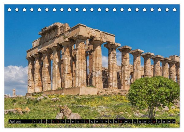 Produktbild: Sizilien - Perle im Mittelmeer (Tischkalender 2026 DIN A5 quer), CALVENDO Monatskalender