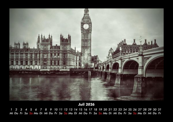 Produktbild: London 2026 Fotokalender DIN A3