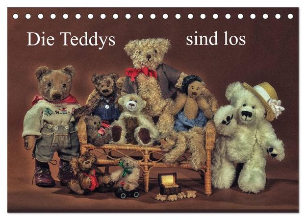 Produktbild: Die Teddys sind los (Tischkalender 2026 DIN A5 quer), CALVENDO Monatskalender