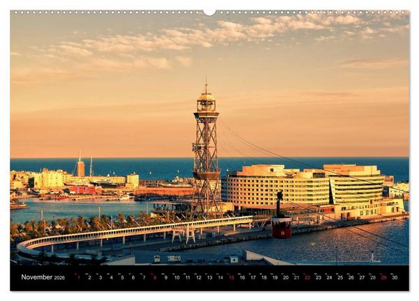 Produktbild: Barcelona - Stadtansichten (Wandkalender 2026 DIN A2 quer), CALVENDO Monatskalender