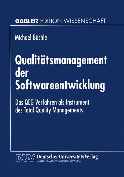 Produktbild: Qualit&auml;tsmanagement der Softwareentwicklung