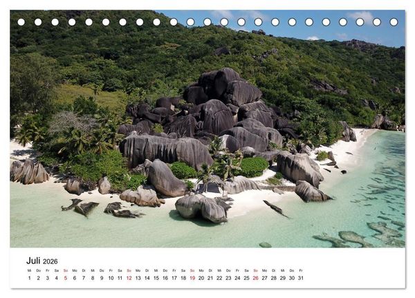 Produktbild: Die sch&ouml;nsten Bucket List Reiseziele (Tischkalender 2026 DIN A5 quer), CALVENDO Monatskalender