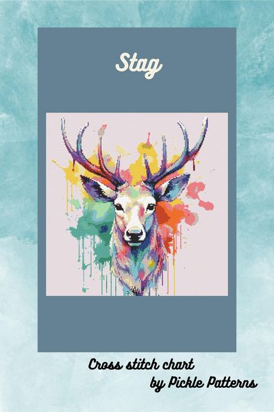 Produktbild: Stag (Watercolour Splash Animals)
