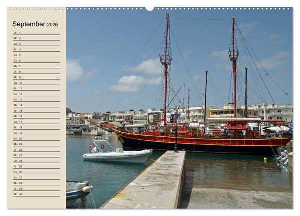 Produktbild: Gro&szlig;er Grieche Kreta (hochwertiger Premium Wandkalender 2026 DIN A2 quer), Kunstdruck in Hochglanz