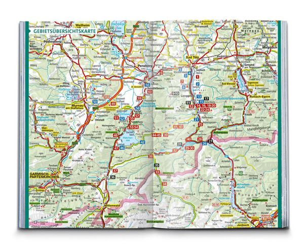 Produktbild: KOMPASS Wanderf&uuml;hrer Isarwinkel, Bad T&ouml;lz, Lenggries, Walchensee, 60 Touren