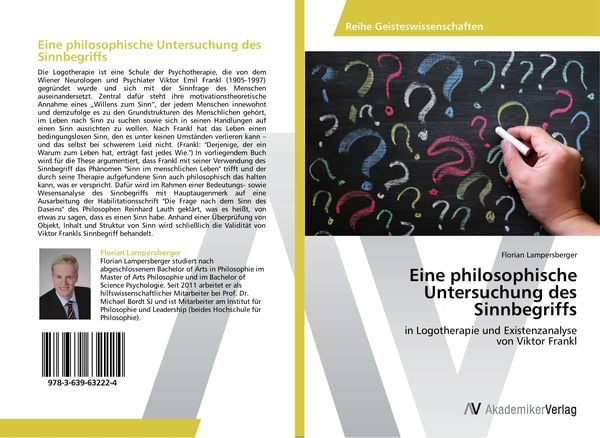 Eine philosophische Untersuchung des Sinnbegriffs, Taschenbuch von Florian Lampersberger, AV Akademikerverlag, 9783639632224