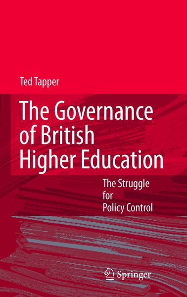 Produktbild: The Governance of British Higher Education