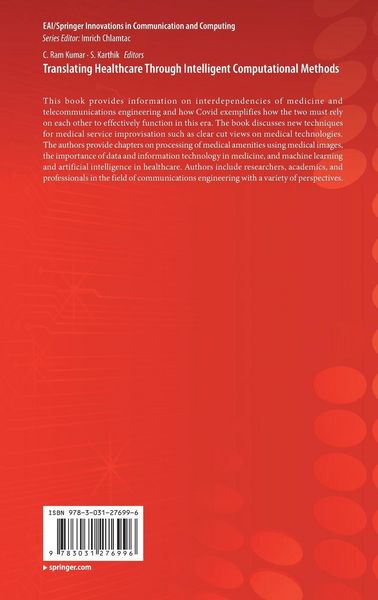 Produktbild: Translating Healthcare Through Intelligent Computational Methods