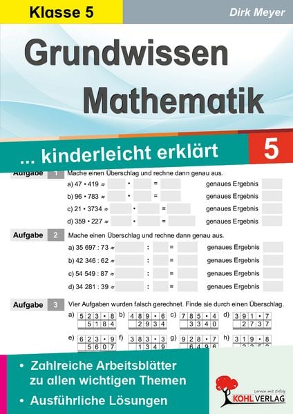 Produktbild: Grundwissen Mathematik / Klasse 5