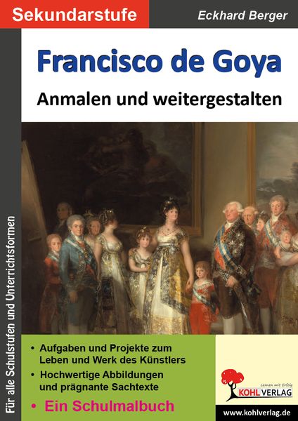Produktbild: Francisco de Goya ... anmalen und weitergestalten