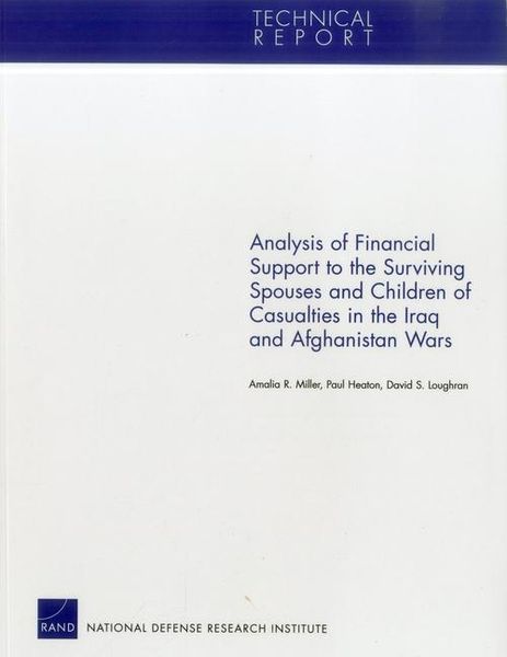 Produktbild: Analysis of Financial Support to the Surviving Spouses and Children of Casualties in the Iraq and Afghanistan Wars