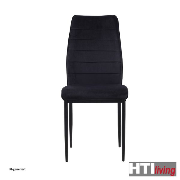 Produktbild: HTI-Living Stuhl Madison Velvet 4er-Set Stuhl Madison Velvet 4er-Set