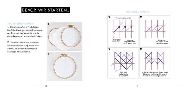 Produktbild: Sticken &ndash; das Easy Starterset f&uuml;r dekorative Kreuzstichmotive