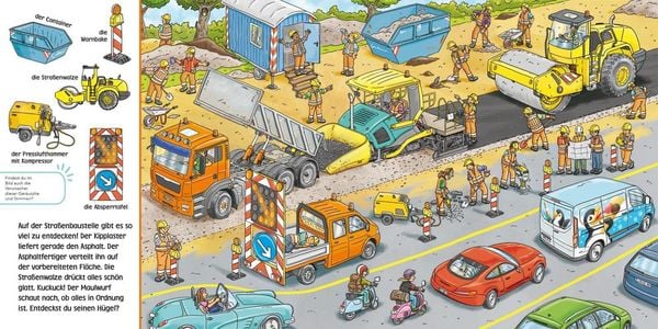 Produktbild: H&ouml;r mal (Soundbuch): Wimmelbuch: Baustelle