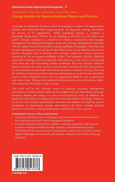 Produktbild: Strategy Analytics for Business Resilience Theories and Practices