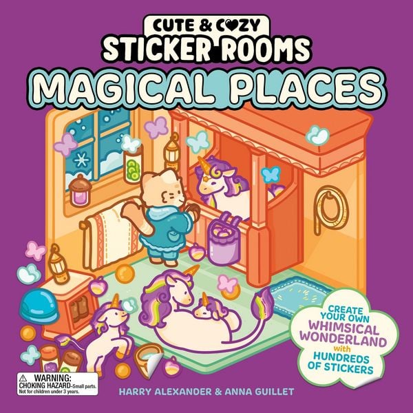 Produktbild: Cute & Cozy Sticker Rooms: Magical Places