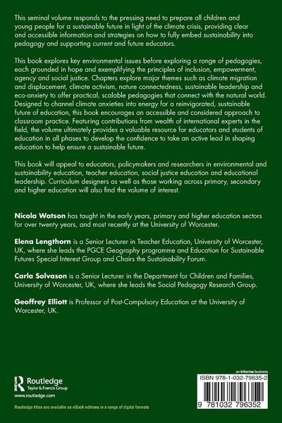 Produktbild: Sustainability Education for Children and Young People
